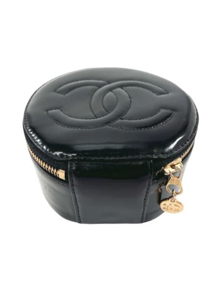 Kopertówka skórzana Chanel Vintage czarna