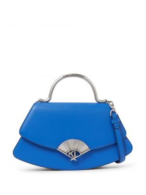 Sac bandoulière à imprimé Karl Lagerfeld bleu