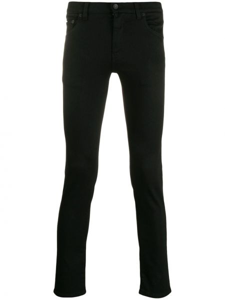 Priliehavé skinny fit džínsy Dolce & Gabbana čierna
