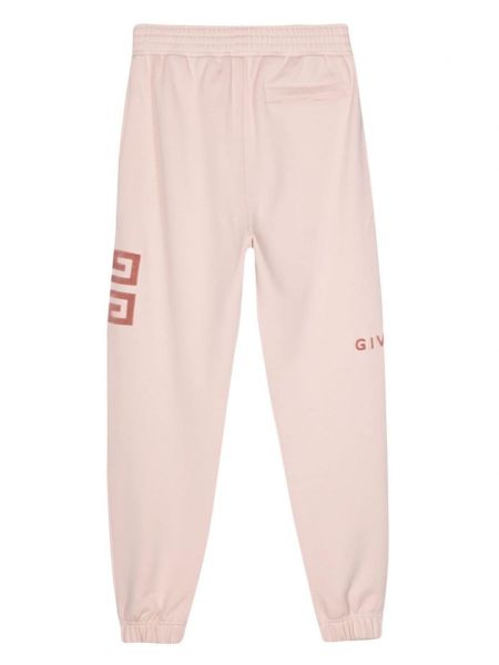 Pantalon de joggings à imprimé Givenchy rose
