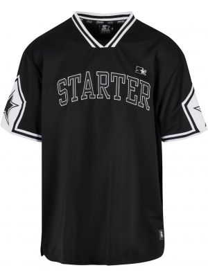 Със звездички спортна тениска Starter Black Label черно