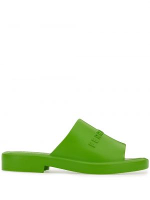 Sandále Ferragamo zelená