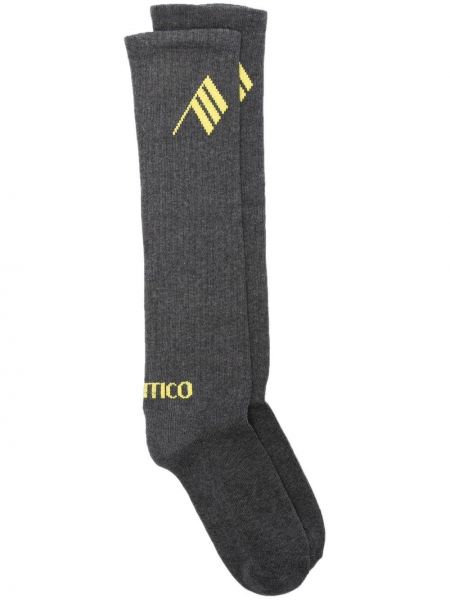 Чорапи с принт The Attico сиво