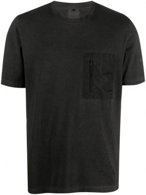 Тениска с цип с джобове Premiata черно