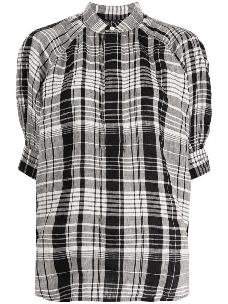Camisa con botones con botones de cachemir Polo Ralph Lauren negro