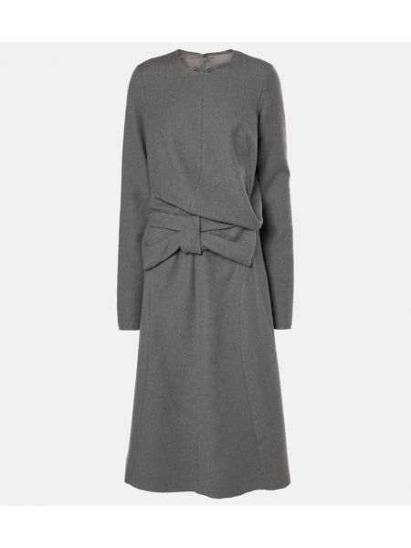 Bomull ull dress Maison Margiela grå