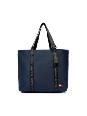 Τσάντα shopper Tommy Jeans μπλε