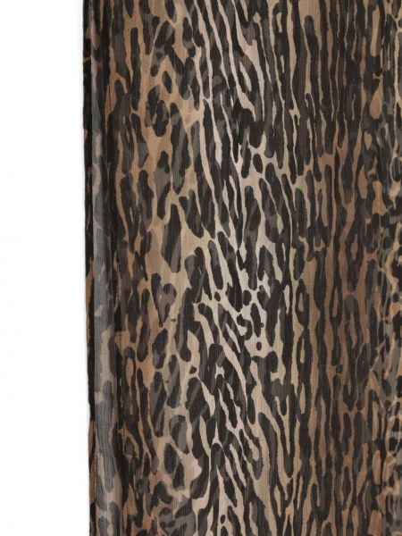 Leopardí šál Rixo hnědý
