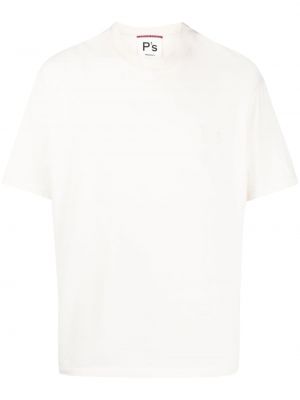 Памучна тениска President's бяло