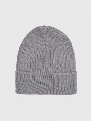 Vlněný klobouk Answear Lab šedý