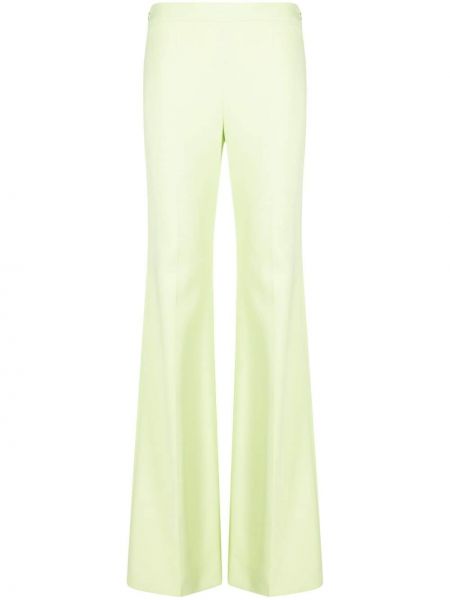 Pantalon taille haute large Moschino vert