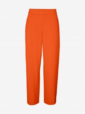 Széles szabású nadrág Vero Moda - narancssárga