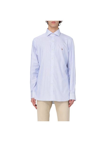 Koszula slim fit w paski Polo Ralph Lauren niebieska