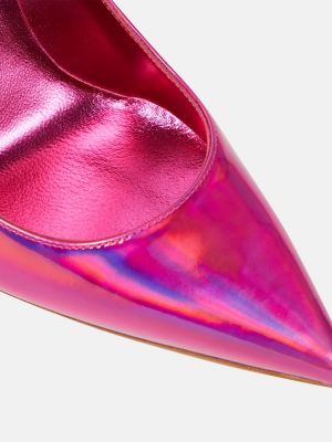 Δερμάτινη γοβάκια από λουστρίνι Christian Louboutin ροζ