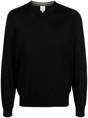 Вълнен пуловер Paul Smith черно