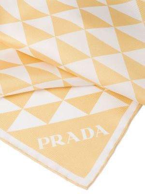 Schal mit print Prada