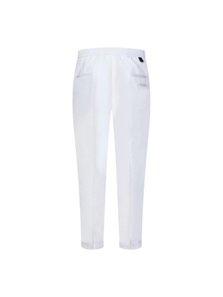 Spodnie slim fit Low Brand białe