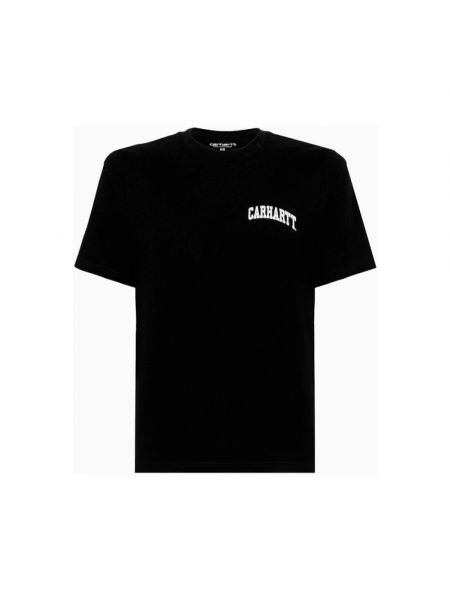 Einfarbige t-shirt Carhartt Wip schwarz