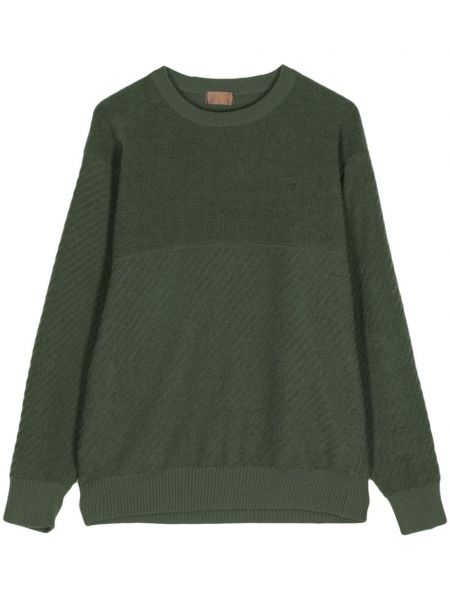 Długi sweter wełniany Saint Laurent Pre-owned zielony