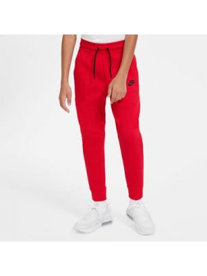 Pantaloni felpati Nike rosso