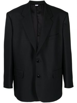 Oversized blazer z dolgimi rokavi Random Identities črna