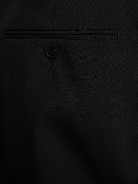 Kelnės slim fit Valentino juoda