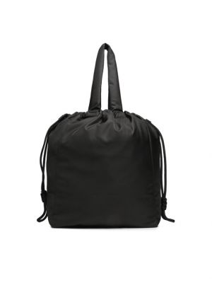 Shopper kabelka z nylonu Calvin Klein černá