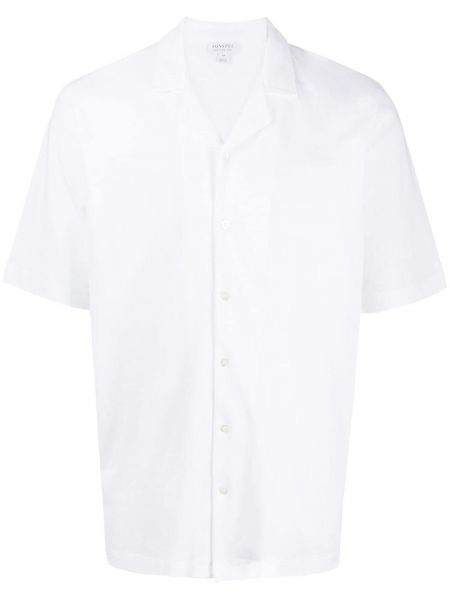 Camisa manga corta Sunspel blanco