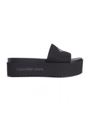 Sandales à plateforme Calvin Klein Jeans noir