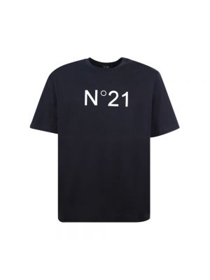 Koszulka z okrągłym dekoltem N°21 czarna