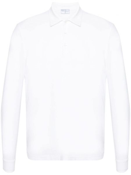Поло тениска Fedeli бяло