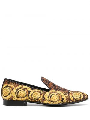 Saténové domáce papuče Versace