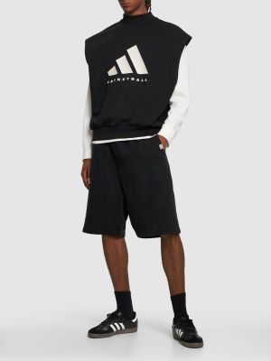 Vestă din jerseu Adidas Originals negru
