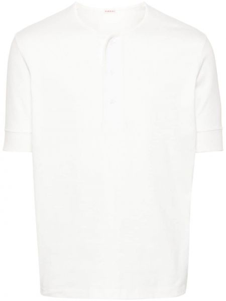 T-shirt mit geknöpfter Fursac weiß