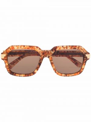 Oversize слънчеви очила Bottega Veneta Eyewear кафяво