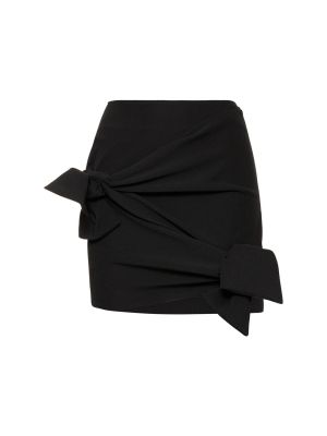 Mini sukně s mašlí Msgm černé