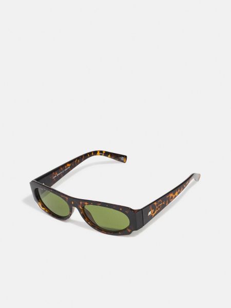 Okulary przeciwsłoneczne Le Specs brązowe