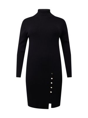 Плетена плетена рокля Vero Moda Curve черно