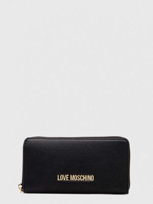 Черный кошелек Love Moschino