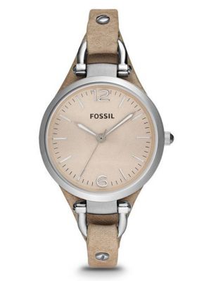 Beżowy zegarek Fossil