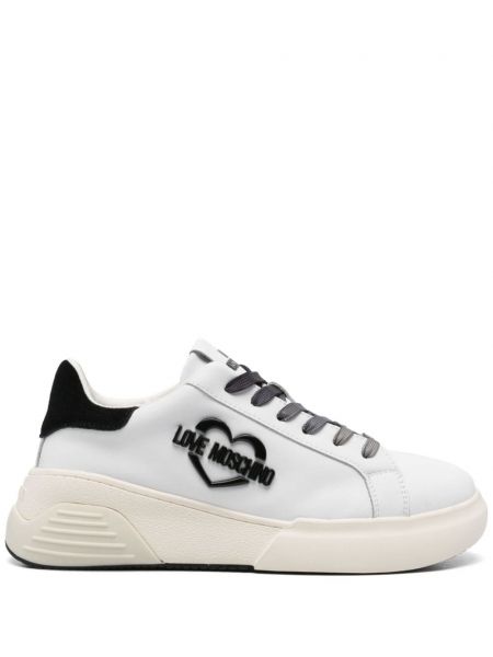 Baskets en cuir Love Moschino