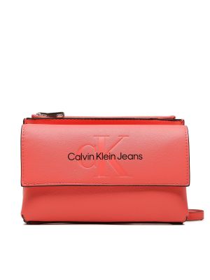 Taška přes rameno Calvin Klein Jeans růžová