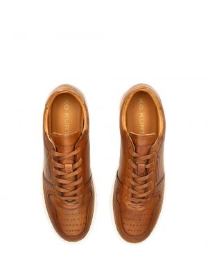 Кожаные кроссовки Kg Kurt Geiger коричневые