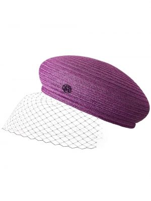 Cappello Maison Michel viola