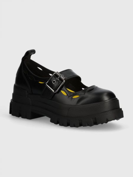 Pantofi oxford cu platformă Buffalo negru