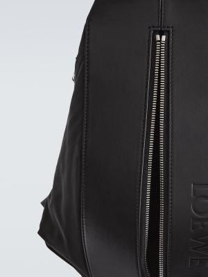 Kožený batoh Loewe černý