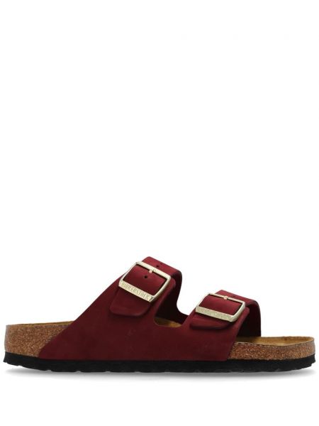 Læder sandaler Birkenstock rød