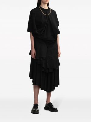 Asymmetrischer top aus baumwoll Junya Watanabe schwarz