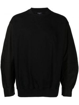 Sweatshirt mit stickerei mit rundem ausschnitt Songzio schwarz