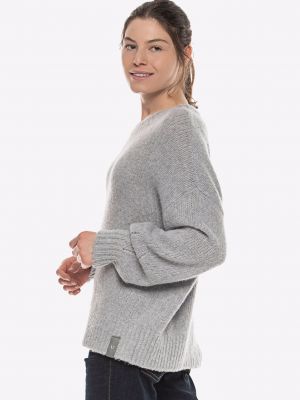 Меланжов пуловер True Religion сиво